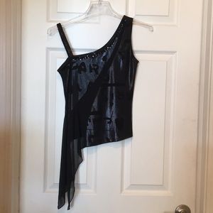 Metallic Asymmetrical Top